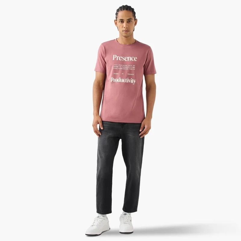 Splash FAV Slogan Print T-shirt